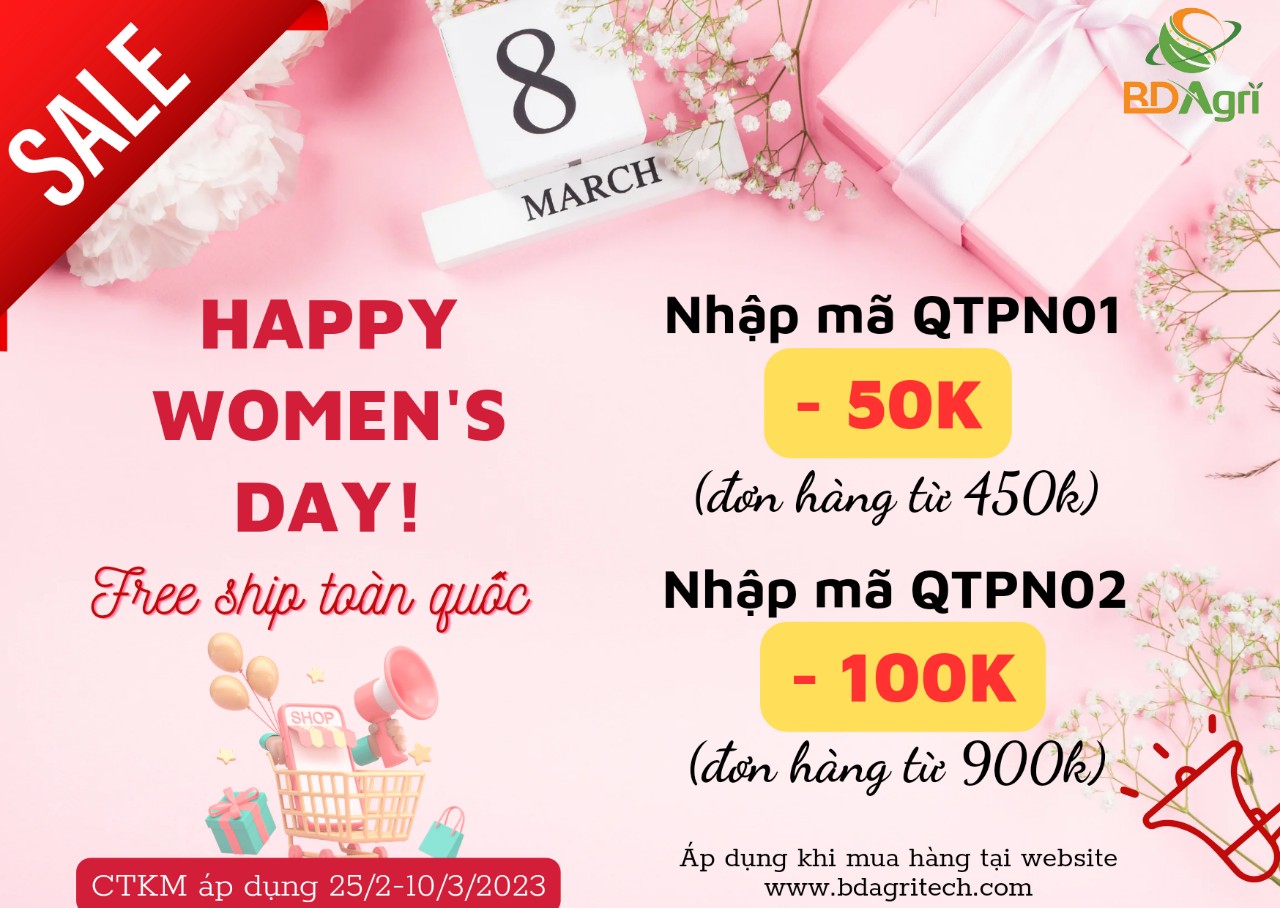 KHUYẾN MÃI MỪNG NGÀY QUỐC TẾ PHỤ NỮ 08/03